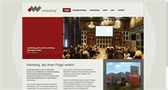 Desktop Screenshot of marketwing.de
