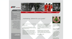 Desktop Screenshot of en.marketwing.de
